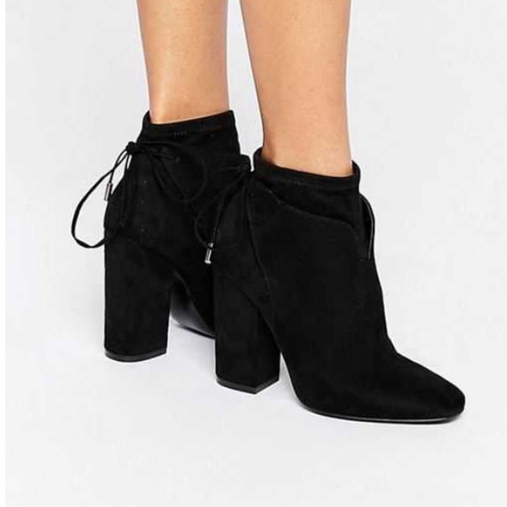 Kendall + Kylie Corset Tie Back Bootie